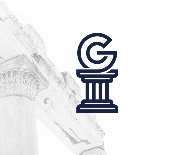 Ancient Greek Column Letter G (for sale)
