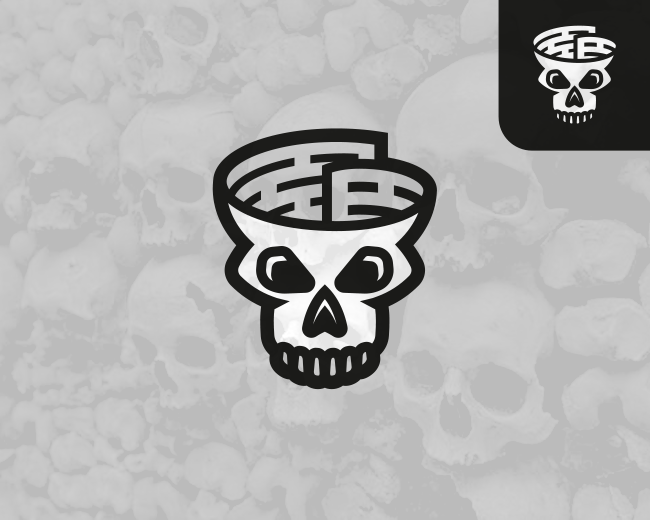 Skull Fake News (Logo for sale)