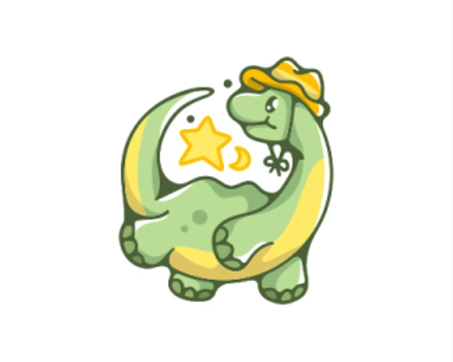 Dinosaur Adventure Star Logo